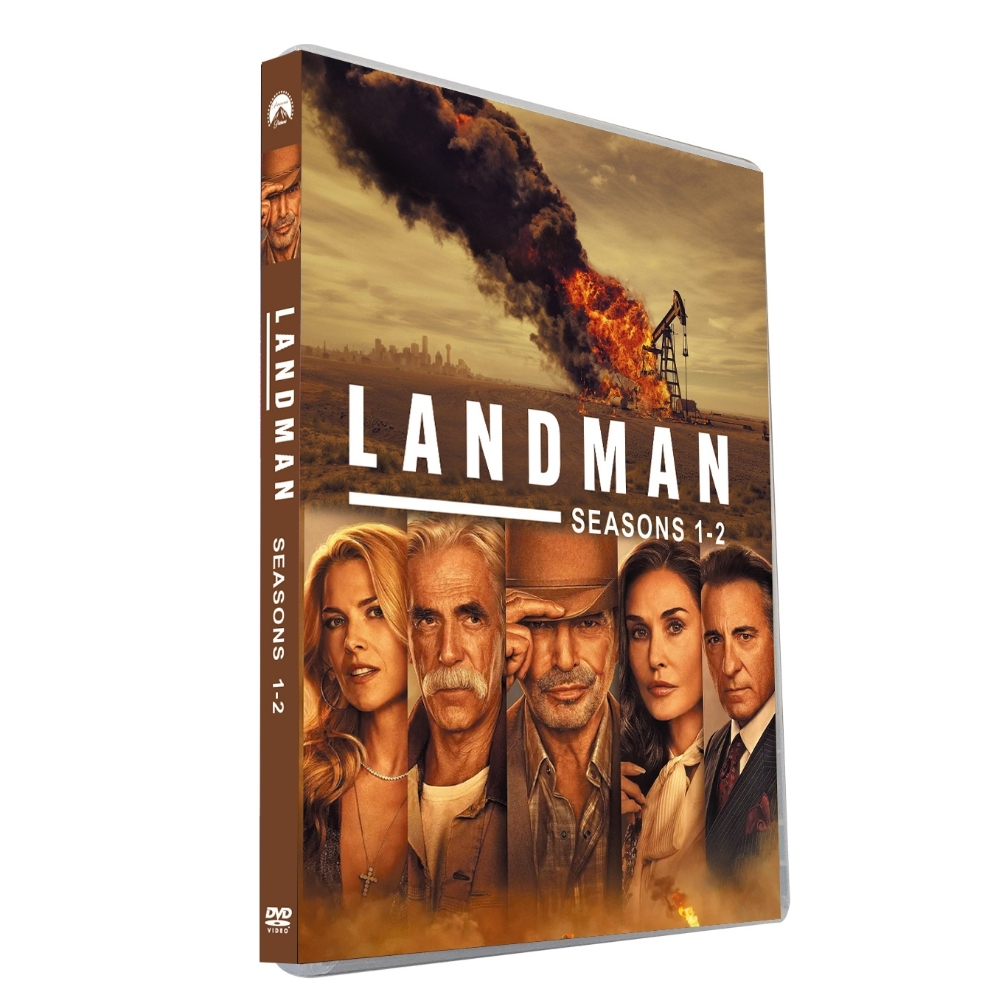 ต้นฉบับละครอเมริกัน Landman 1-2 Seasons DVD ภาพยนตร์ 6DVD HD ชุดคําบรรยายการออกเสียงภาษาอังกฤษ