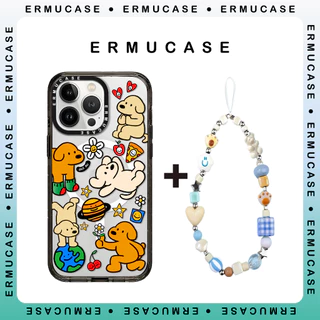 เหมาะสําหรับ IPhone17ProMax กรอบ TPU หนากันกระแทกเคสโทรศัพท์แม่เหล็กเคสแข็ง-สุดน่ารักสุนัข Paradise การ์ตูนแฟชั่นคู่สไตล์
