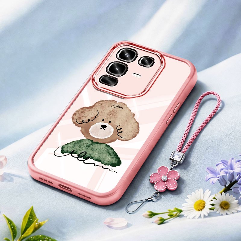 VRQR สําหรับ Infinix หมายเหตุ 60 Pro 5G หมายเหตุ 50 Pro 4G X6855 X6878 การ์ตูนสัตว์หัวใสกันกระแทกโทร
