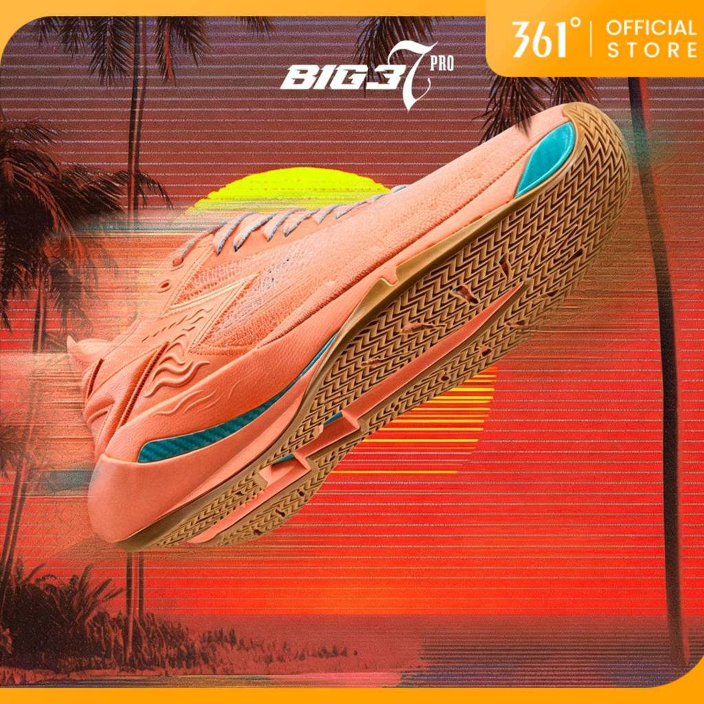 【Release on 6.10】361 Degrees BIG3 7.0 Pro รองเท้าบาสเก็ตบอล Professional Performance Cushioning Anti-Slip Breathable ทนทาน 672621108 672631120 672631102เอฟ 672631105เอฟ