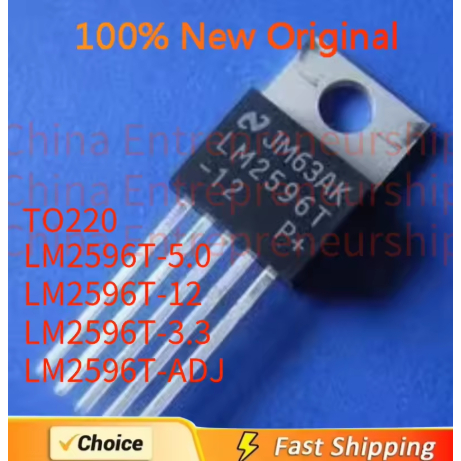 5PCS LM2596T-5.0 TO220-5 LM2596T TO-220 LM2596-5.0,LM2596T-3.3, LM2596-3.3, LM2596T-12, LM2596-12, L