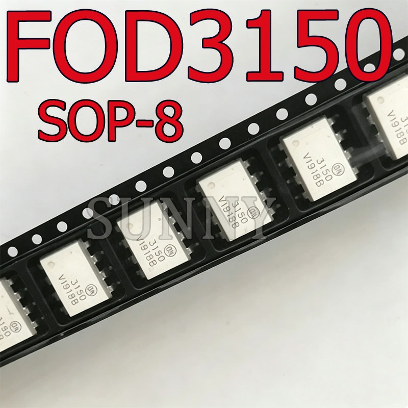 5 ~ 10PCS FOD3150 3150 FOD3150A Optocoupler Isolator Photocoupler Patch SOP-8