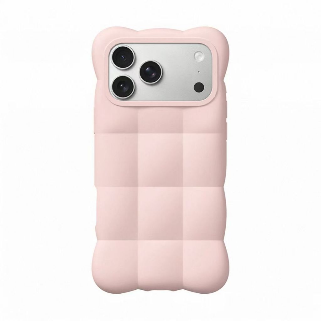 Street Wear สไตล์เดียวกัน Yunxiang เคสโทรศัพท์ผ้าฝ้าย Cloud White/Morning Sky Blue/Toffee Powder เหมาะสําหรับ iPhone18/18pro/18promax/17ProMax/17Pro/17 Apple Shock-proof เคสป้องกัน