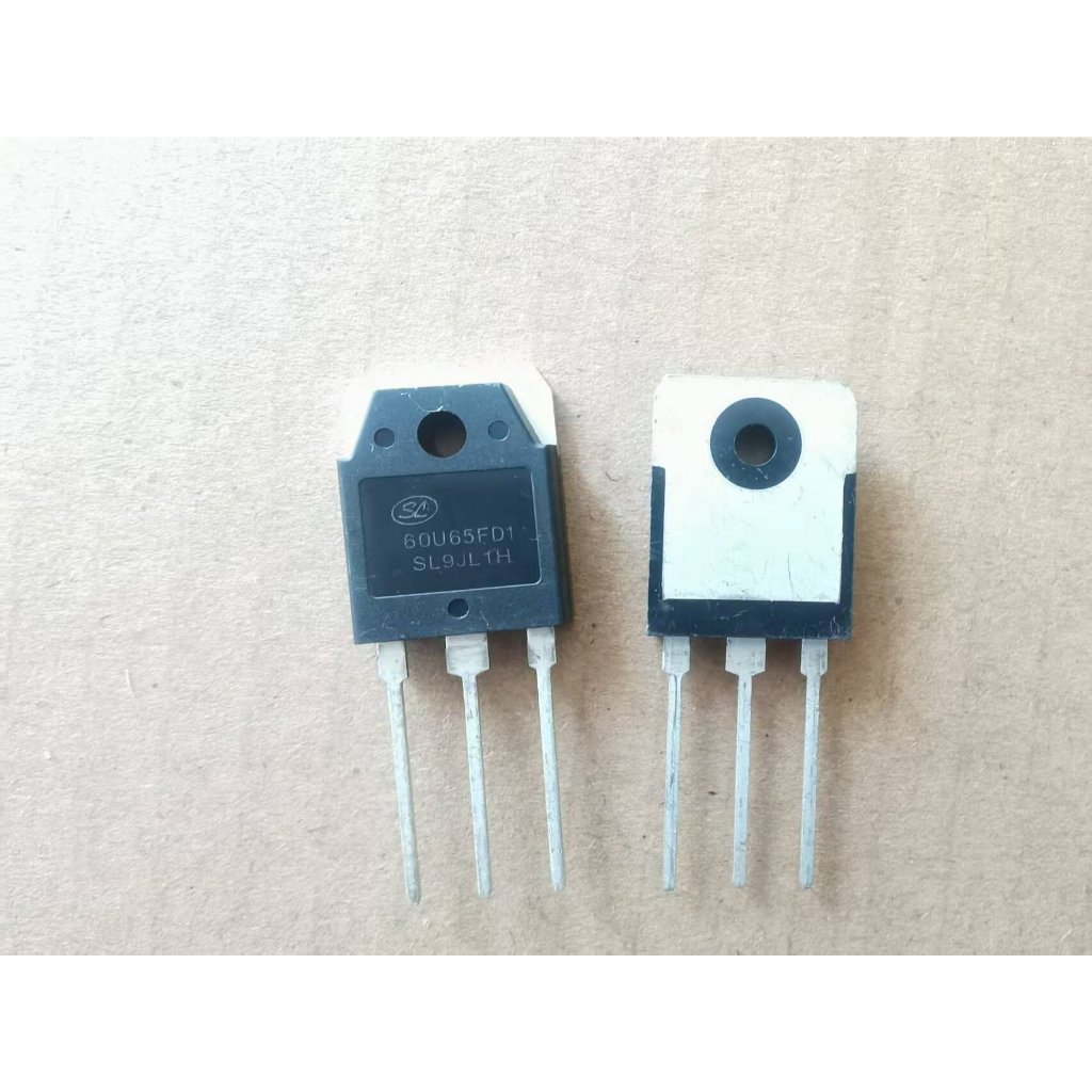 ((5 ชิ้น) 60U65FD1 ยี่ห้อใหม่ 60A 650V Field Effect Tube TO-3P