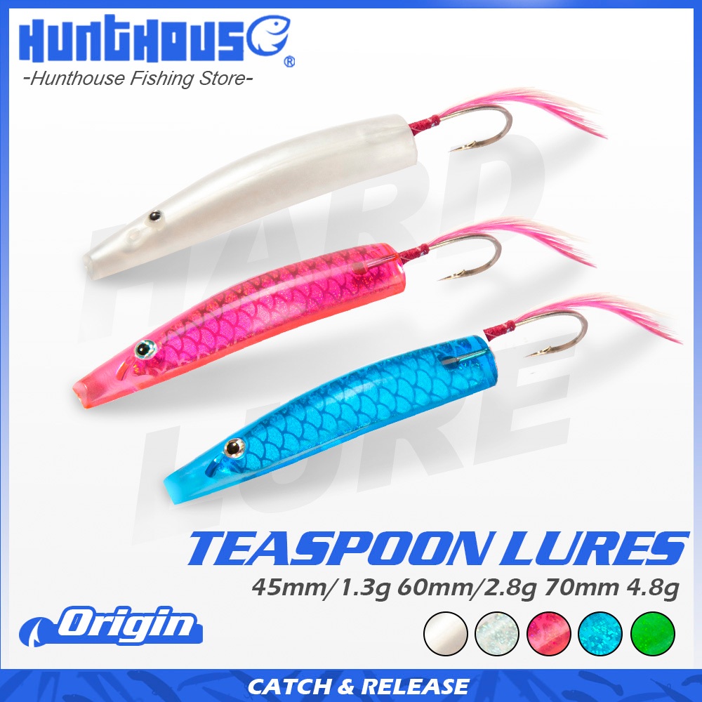 Hunthouse 6 ชิ้น/กล่องพลาสติกแข็ง Trolling เหยื่อ Surf Yumizuno ปลาซาร์ดีนเหยื่อตกปลา 45 มม.60 มม.70 มม.ช้อนปลาสีฟ้าตกปลา Tackles