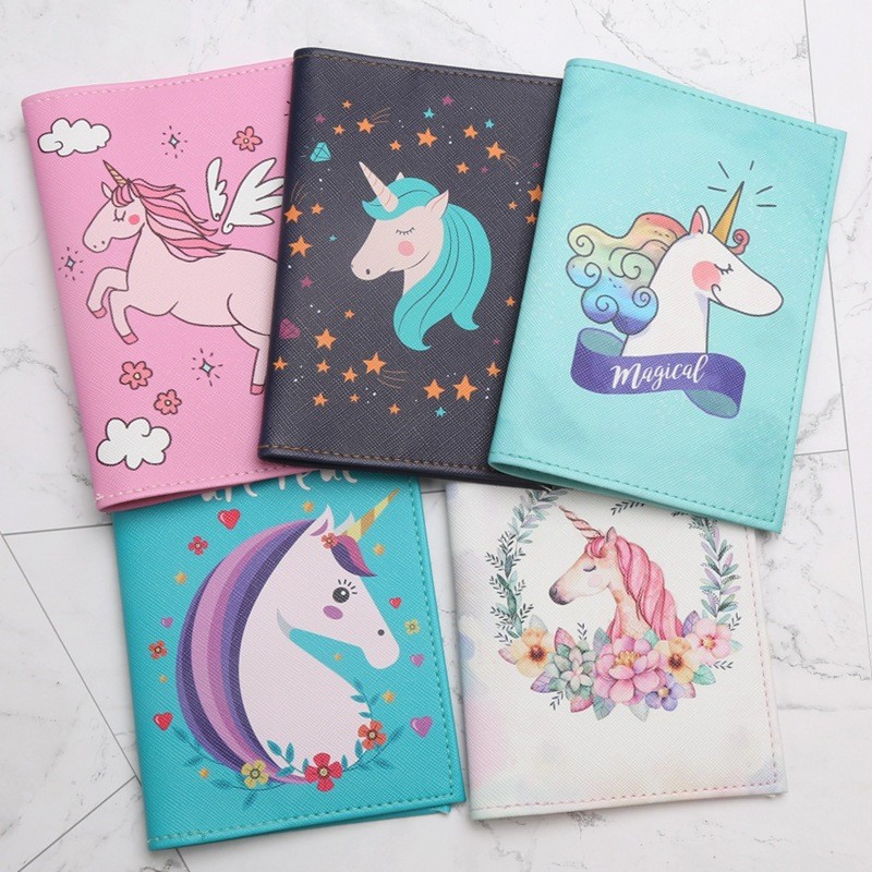 PU หนัง Faux Passport Case Travel Passport Protection Bag Passport Holder Cover