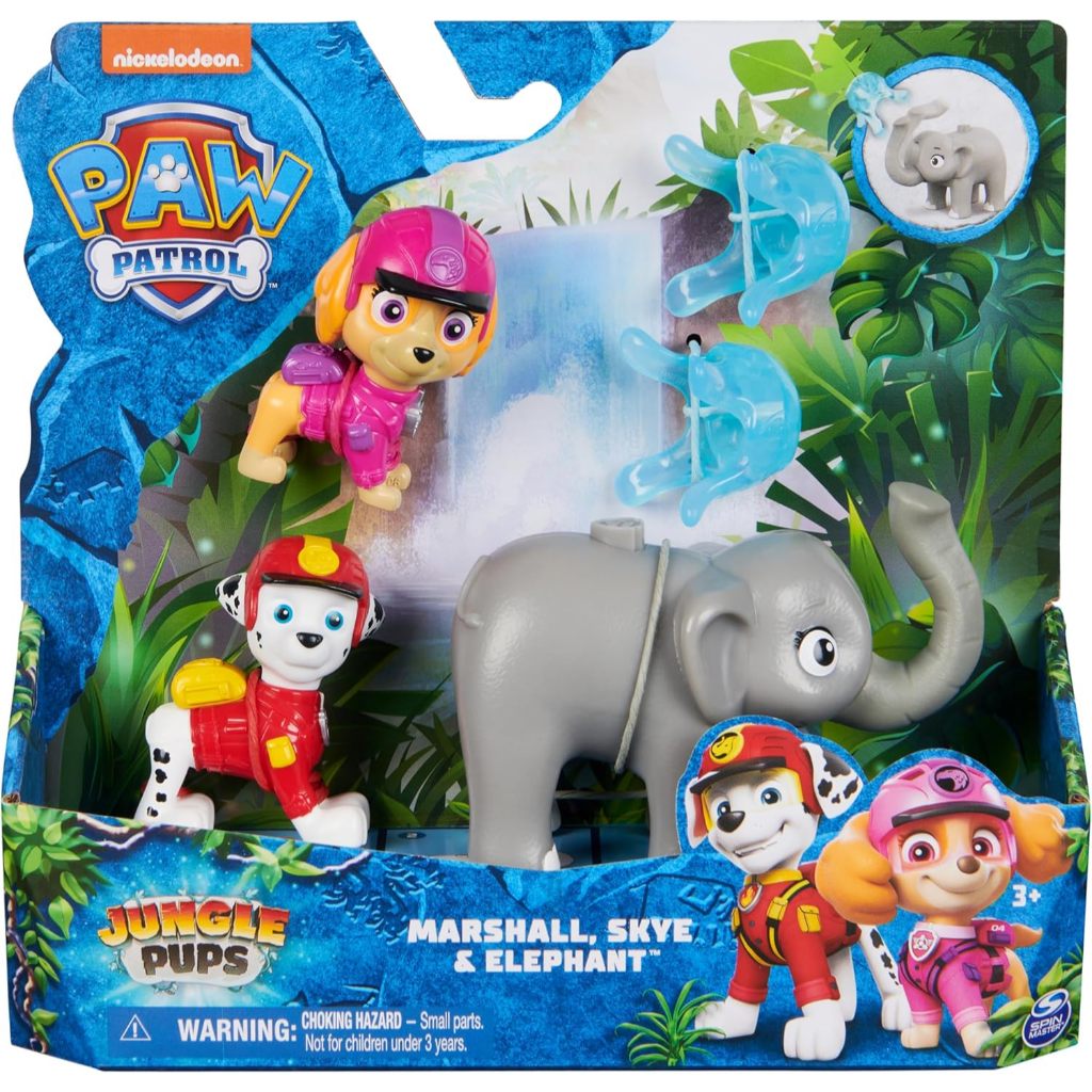 Paw Patrol Dog Patrol: Jungle Puppy Archie ตุ๊กตาติดตามและเสือเคลื่อนย้ายได้พร้อม Launcher ของเล่นเด