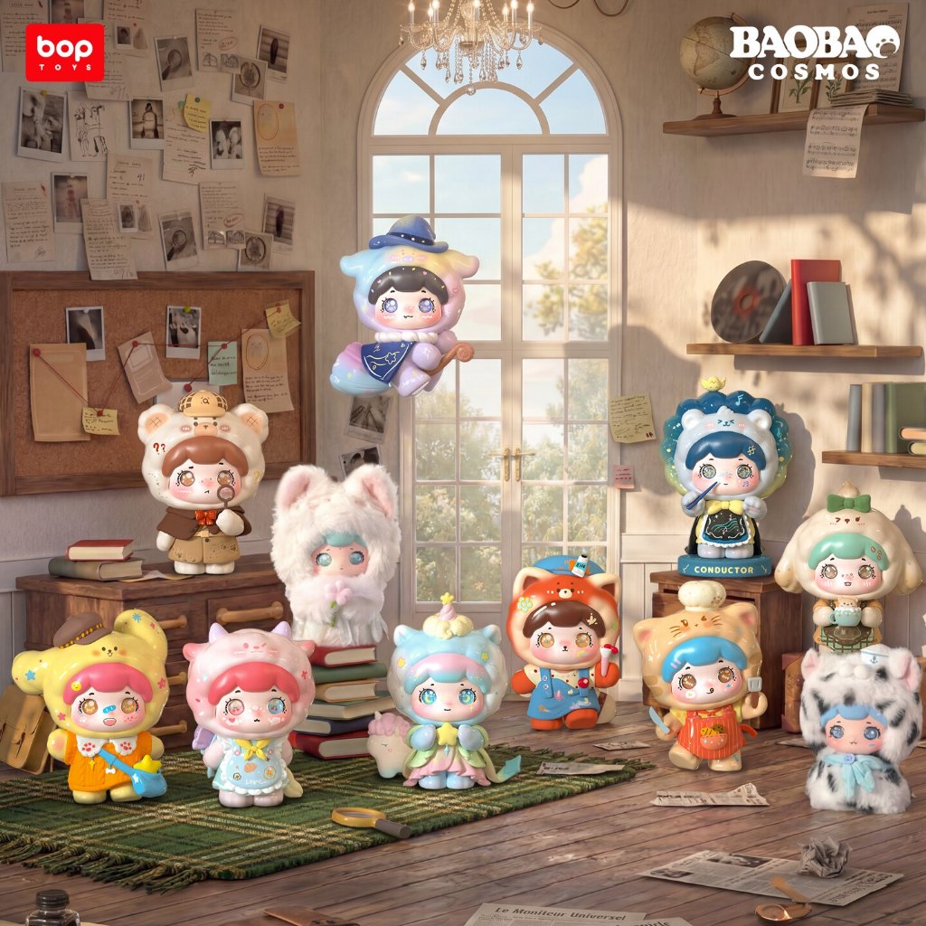 🚚พร้อมส่ง🚚(ยกBOX!!)=10 Baobao Hug Cute Power Office Series Mystery Box