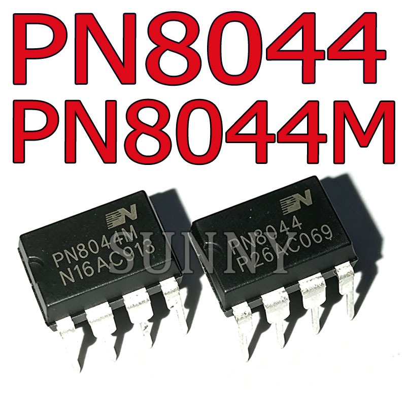5 ~ 10PCS ยี่ห้อใหม่ PN8044 PN8044M ปลั๊กตรง 8 Pin AC-DC Power Management IC ชิปวงจรรวม DIP8