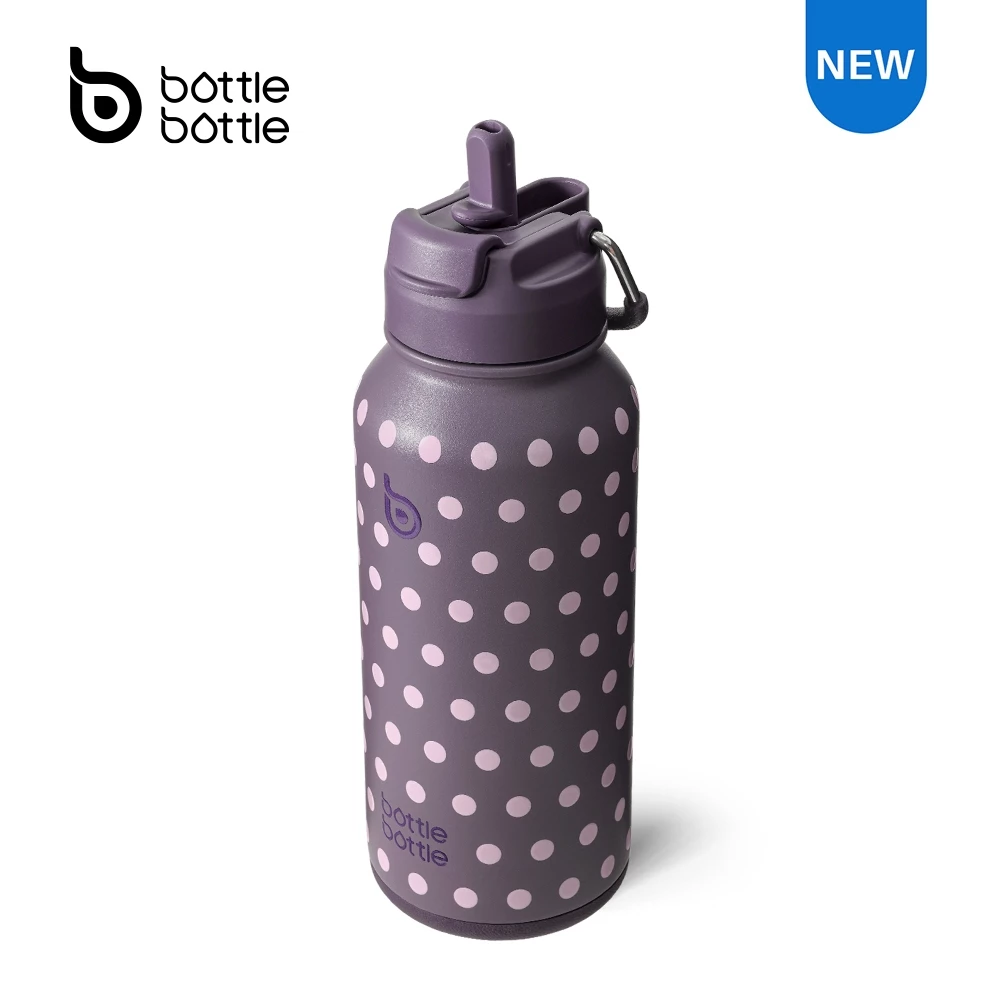 [Limited] BOTTLE BOTTLE 32oz/850ml ขวดน้ําสเตนเลส มีฉนวนกันความร้อน พร้อมหลอดดูด และฝาปิด และกล่องเก็บยา สําหรับเล่นกีฬากลางแจ้ง