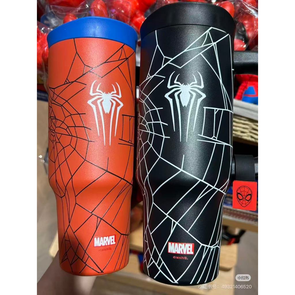 Miniso spider man 304 ถ้วยเหล็ก 950ML