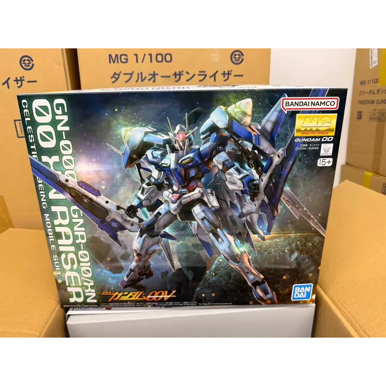 Bandai MG 1/100 XN Raiser 00 Gundam Enhanced Module 00R Assembly Model