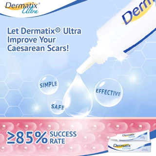 DERMATIX ผิวหนัง พิเศษ เจล เป็นเจลลดรอยแผลเป็น รอยดํา รวมรอยสิว รอยแผลเป็นแผล นูน แดง เหมาะสําหรับทั้งผู้ใหญ่และเด็ก 15g