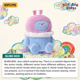 52TOYS FLABJACKS THE BIG FEELS Series Plush Charm Blind Box Figure Toy