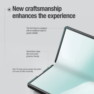 Nillkin Magnetic Fold Case สําหรับ Samsung Galaxy Z Fold7 / Fold 8/8 Ultra Case Frosted Shield Anti ลายนิ้วมือกันกระแทกฝาหลัง