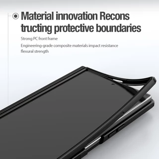 Nillkin Magnetic Fold Case สําหรับ Samsung Galaxy Z Fold7 / Fold 8/8 Ultra Case Frosted Shield Anti ลายนิ้วมือกันกระแทกฝาหลัง