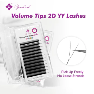 Genielash Premium Narrow YY Eyelash Extension ขนตาปลอมนุ่มแสงธรรมชาติ พร้อมส่ง