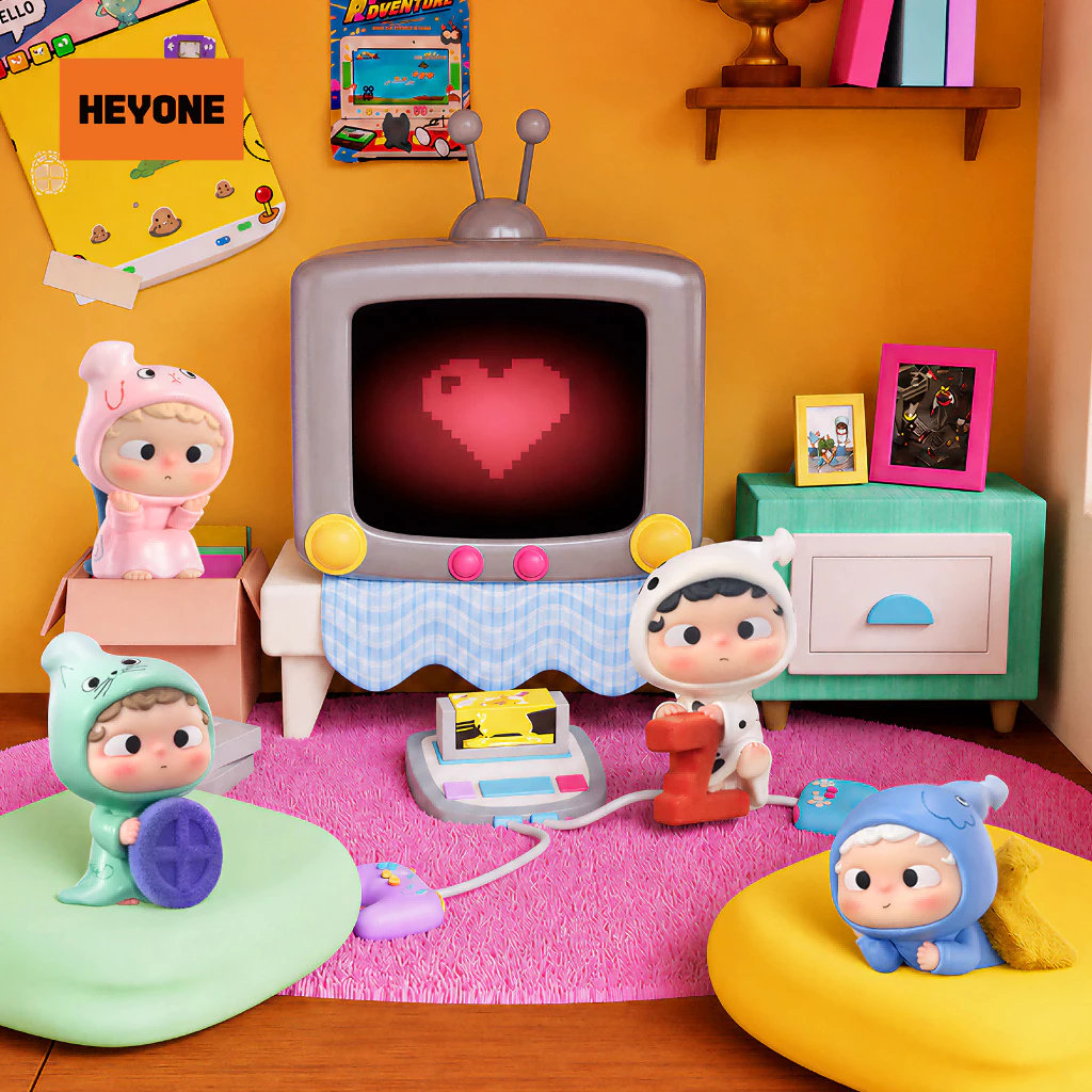 Heyone OZAI-Any-Block House Series Mini Beans กล่องตาบอด Mini Action Figure กล่องตาบอดเด็กของขวัญ-1PC