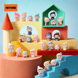 Heyone OZAI-Any-Block House Series Mini Beans กล่องตาบอด Mini Action Figure กล่องตาบอดเด็กของขวัญ-1PC