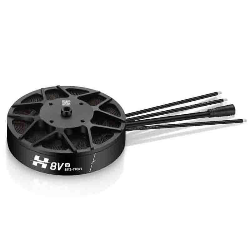Hobbywing H8V KV160 ที่มีประสิทธิภาพสูง Brushless DC VTOL เครื่องบิน Drone มอเตอร์สําหรับ UAV VTOL Q