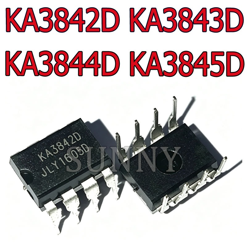 5 ~ 10PCS ยี่ห้อใหม่ KA3842D KA3843D KA3844D KA3845D 3842A DIP8 Power Management ชิป