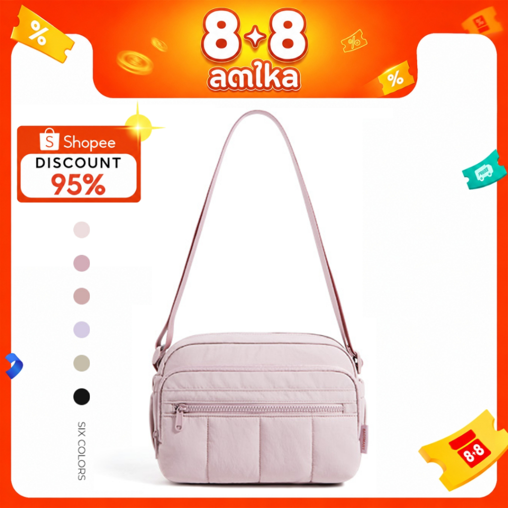 BAGSMART กระเป๋าสะพายข้างสําหรับผู้หญิงน้ําหนักเบากระเป๋าใบเล็ก Quilted Puffer Tote กระเป๋าถือสําหรับของใช้ประจําวัน,Shop,Travel