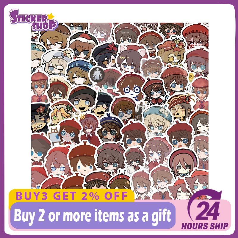 80PCS เกม Identity V Edgar Valden สติกเกอร์ DIY สเก็ตบอร์ดโน้ตบุ๊คโทรศัพท์เด็กสติกเกอร์ของเล่นของขวั