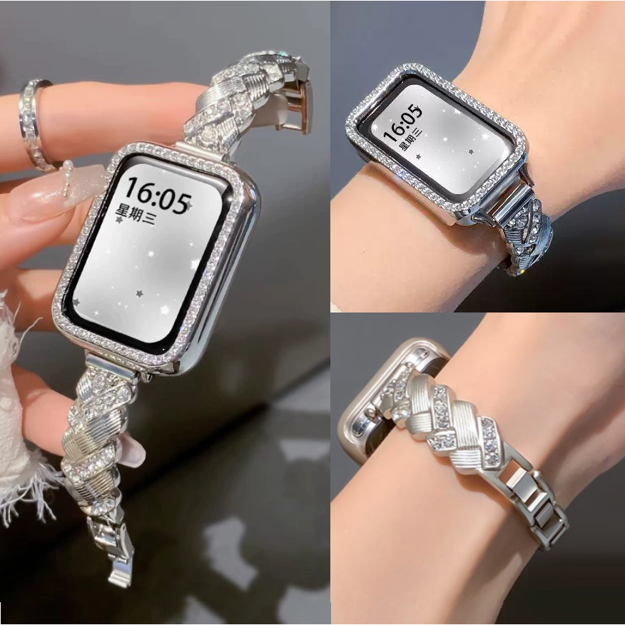 Bling Diamond สายรัด Compatible For สาย Samsung Galaxy Fit 3 Strap Replacement Galaxy Fit 3 สาย Watc