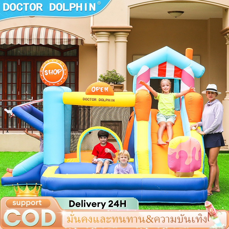ปราสาทเป่าลมสําหรับเด็ก ความบันเทิงกลางแจ้ง คุณภาพสูง ความจุรับน้ําหนัก:300กิโลกรัม