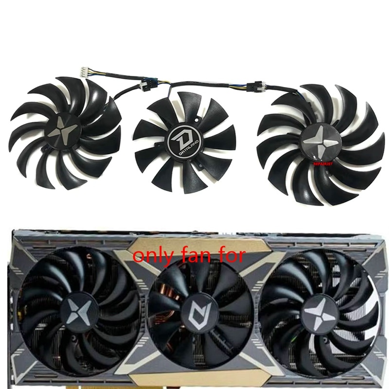 GAA8S2U GA91S2H พัดลมการ์ดกราฟิก GPU VGA Cooler สําหรับ Dataland RX 5600 5700 XT X,RX5600 6GB X, การ