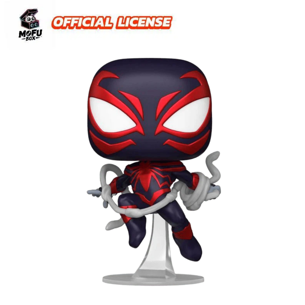 Funko Pop Miles Morales Spider-Man Venom symbiote ของเล่นสะสมของขวัญ