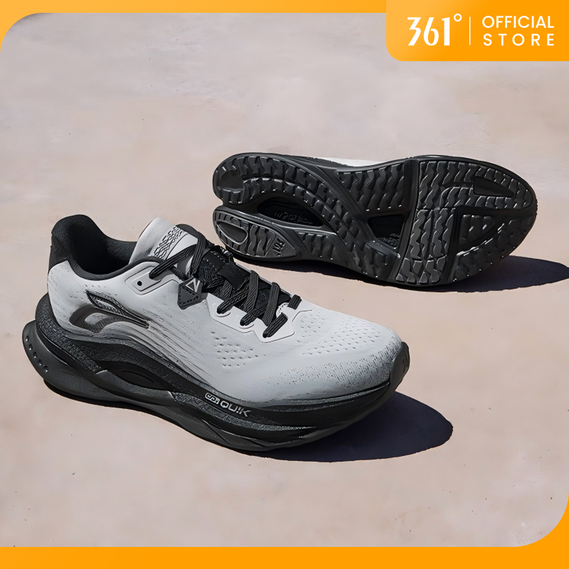 【Wide】361 Degrees Fierce 5.0丨รองเท้าวิ่งชายแบบหน้ากว้าง ระบายอากาศได้ดี ดูดซับแรงกระแทก 672522218