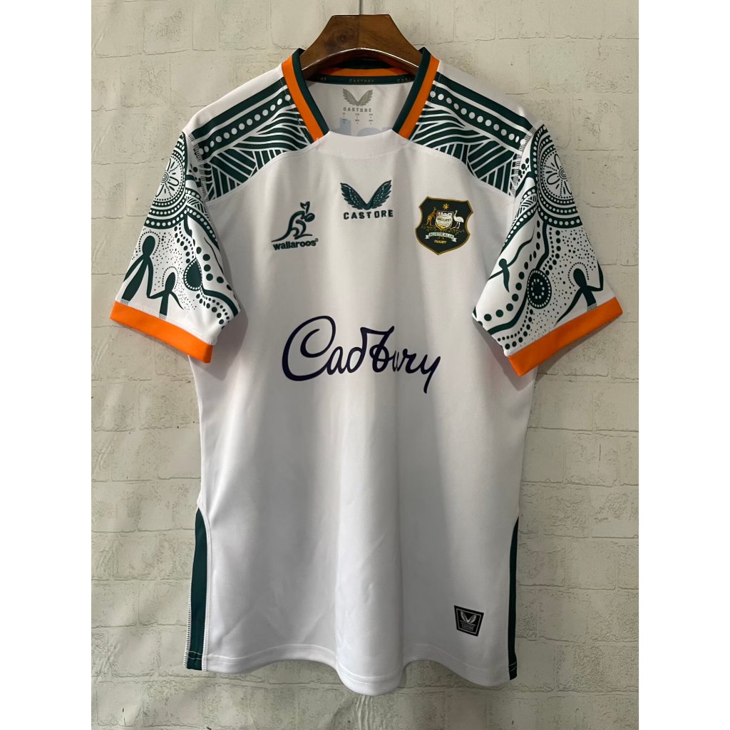 Rugby Jersey 2026 Australia Home Away Rugby Jersey เสื้อสเวตเตอร์แขนสั้นผู้ชาย