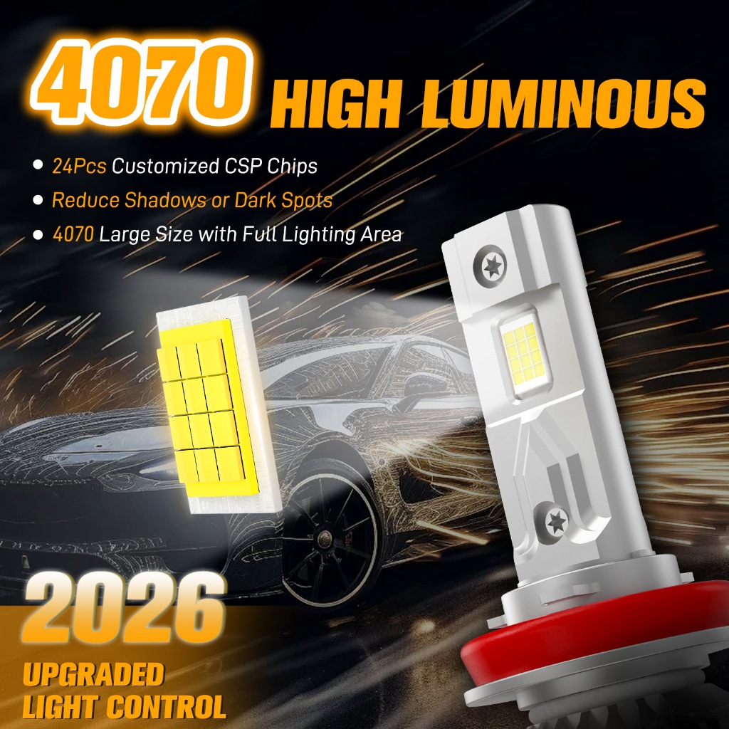 2PCS 170W 20000LM M89 H4 รถ LED ไฟหน้า Canbus 3570 CSP ชิป H11 H7 H8 H9 H4 Highlight รถ LED ไฟหน้า P
