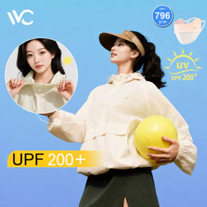 【พร้อมส่งภายในวันที่สั่ง 】VVC AirFlow Lite UV Cooling Jacket เสื้อฮู้ดกันแดดรุ่นเบาสบาย - ผ้าซิลค์เย็น ระบายอากาศดี ใส่คู่กันได้ UV UPF200+ เหมาะสำหรับสายออกกำลังกาย สายลุย สายแฟชั่น