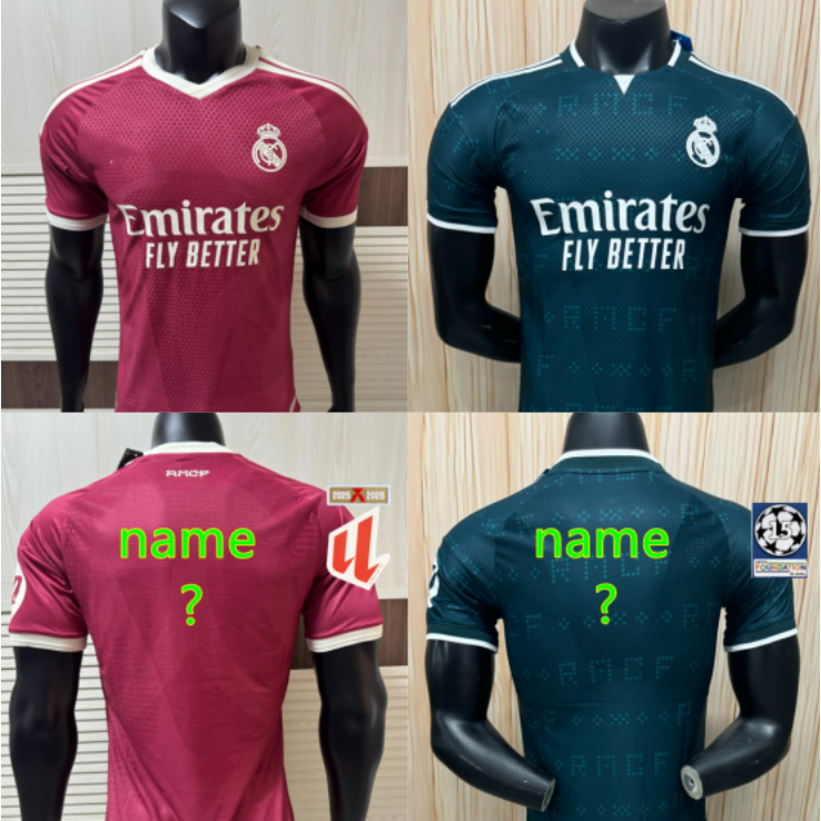 [รุ่นผู้เล่น]ใหม่huangjia madeli Football Away Third 2026/27 เสื้อผู้ชายชุดเยือน S-2XL