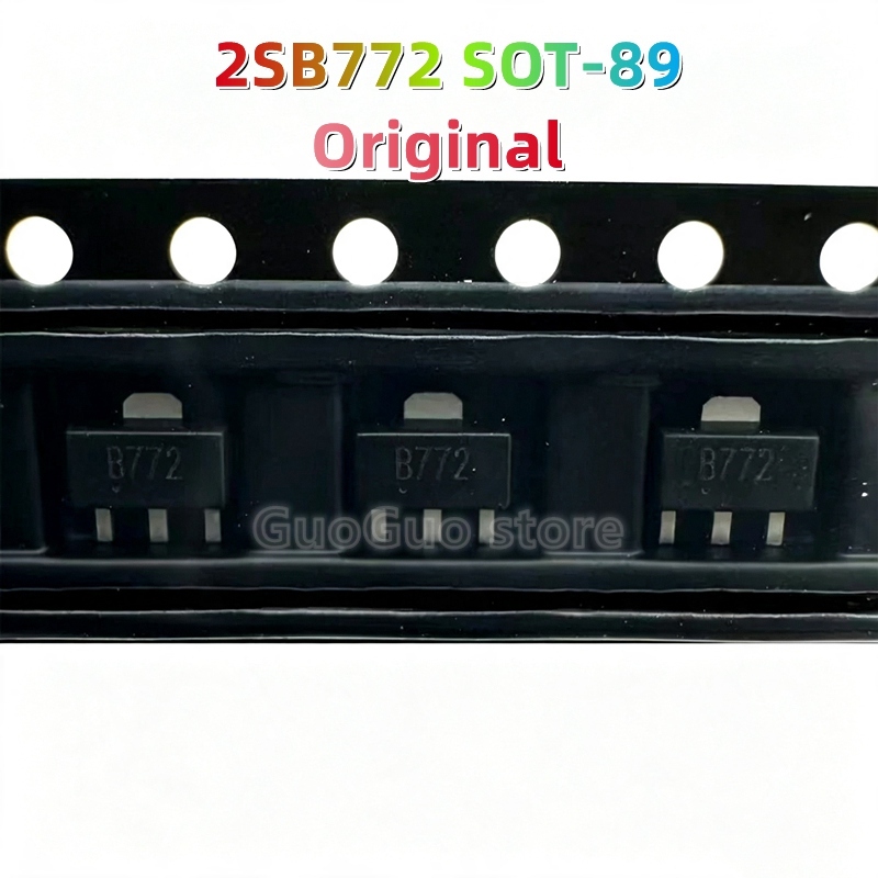 10pcs Original 2SB772 2SD882 SOT-89 B772 D882 SOT89 SMD ทรานซิสเตอร์ใหม่ของแท้