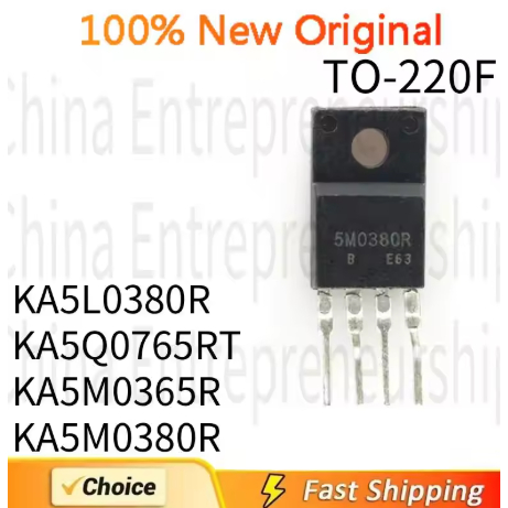5 ชิ้น TO-220F KA5L0380R KA5Q0765RT KA5M0365R KA5M0380R TO-220F LCD power management ชิป IC คุณภาพ 1