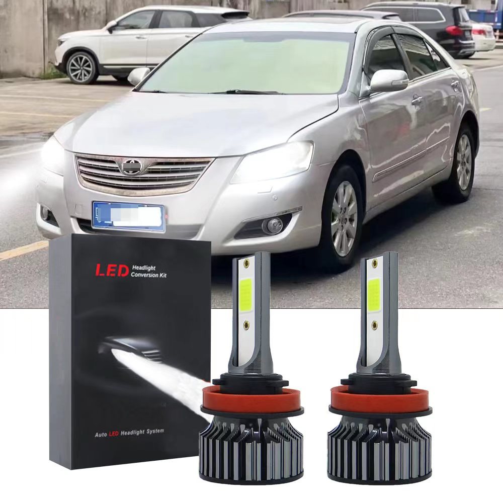 สําหรับ Toyota Camry 2006 2007- 2010 High Beam (โคมไฟหัว 100%)- (1 คู่) ด้านหน้า LED ไฟหน้าหลอดไฟชุด