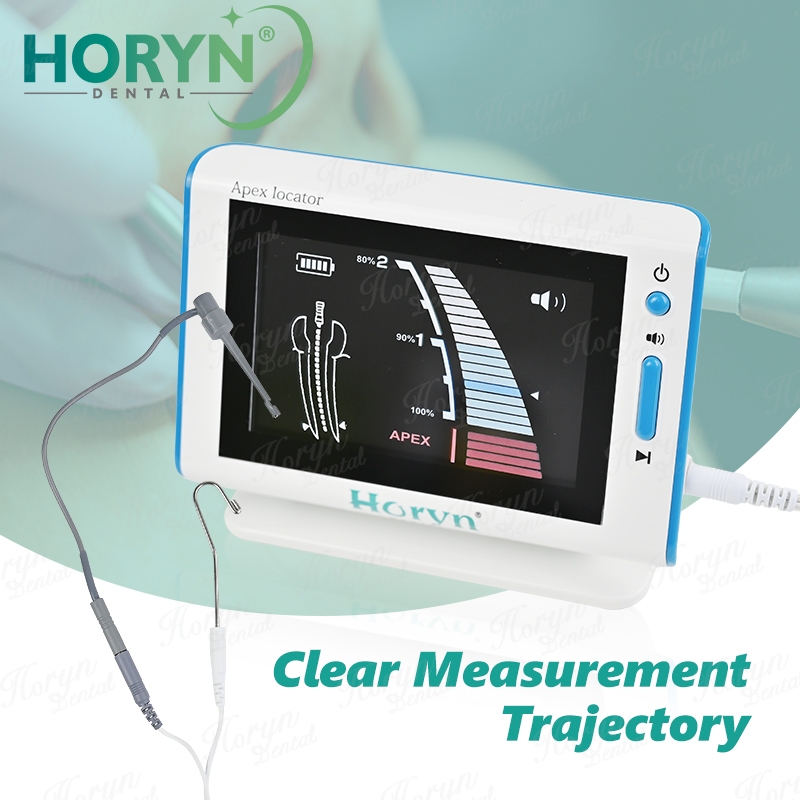 HORYN ทันตกรรม Apex Locator อิเล็กทรอนิกส์ Endodontic Root Canal Finder จอแสดงผล LCD ความแม่นยําสูง Apex การวัดอุปกรณ์สําหรับทันตกรรมคลินิก