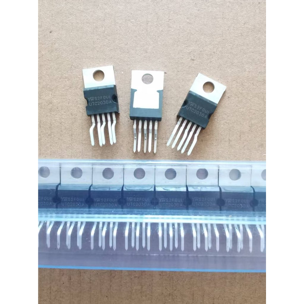 ((10 ชิ้น) UTC2030A เดิมแท้นําเข้ายี่ห้อใหม่ UTC2030 เสียงโจมตีเล่น IC TO-220-5
