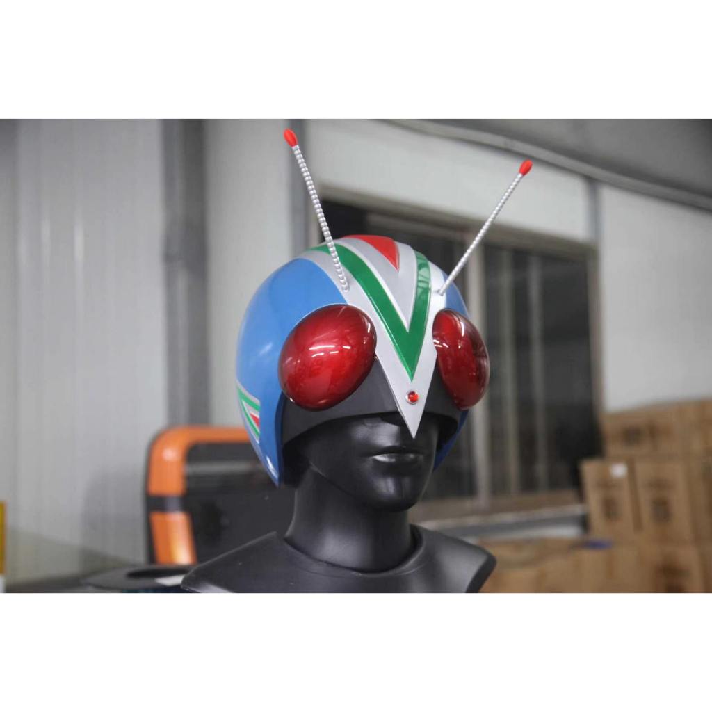 Kamen Rider Man หมวกกันน็อคสําเร็จรูปสีสันสดใสสามารถสวมใส่คอสเพลย์