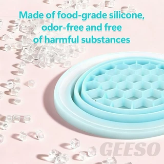 GEESO อ่างล้างหน้าซิลิโคนพับได้ Face Ice Bath พกพาง่าย กระชับผิวหน้า ทำความสะอาดผิวหน้าได้ Foldable Silicone Face Ice Bath Bowl Portable Skin Tightening Facial Cleansing Basin 折叠冰敷脸盆