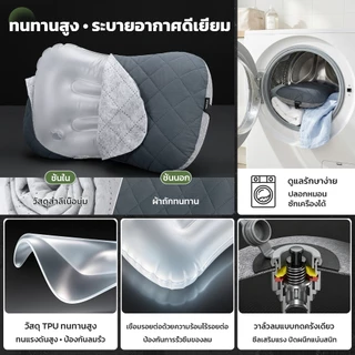 MAPLEAF หมอนเป่าลม TPU 159g น้ำหนักเบา พับเก็บง่าย รองรับคอ ตั้งแคมป์ เดินทาง เดินป่า แบ็คแพ็ค