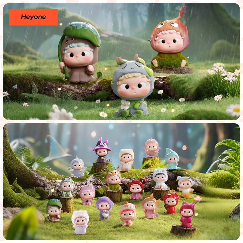 Heyone Ozai-The Hooded Adventures Series Ozai Mystery Box Mini Beans Blind Box Mini Figure Blind Box