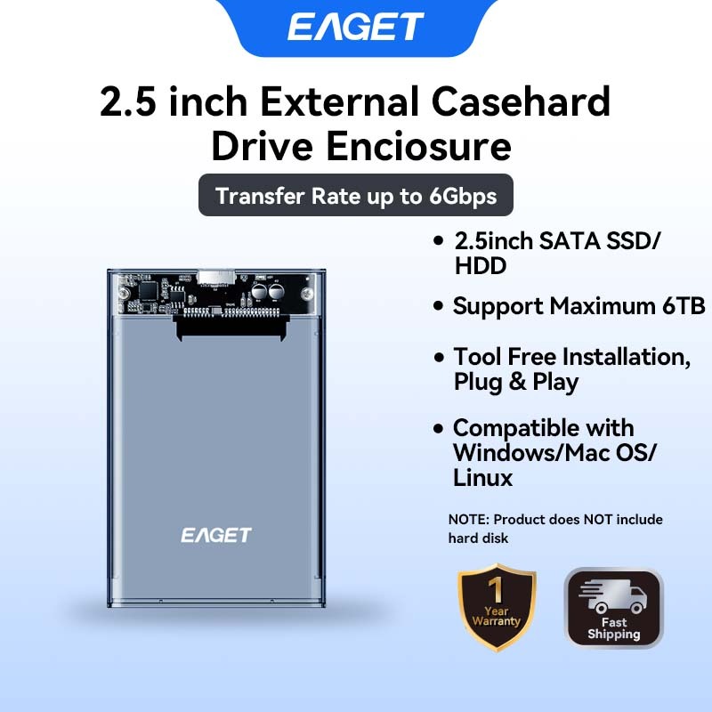 EAGET E16 กล่องใส่ฮาร์ดไดรฟ์ภายนอก 2.5 นิ้ว USB 3.0
