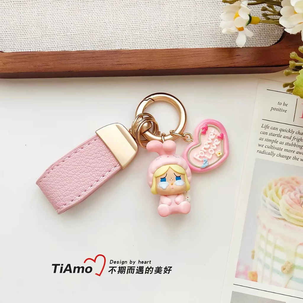 แท้ POPBEAN พวงกุญแจโทรศัพท์ charm pendannt ตุ๊กตาอินเทรนด์น่ารักของขวัญสําหรับเด็กผู้หญิงปีใหม่
