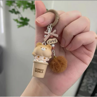 ของแท้ POPBEAN SP ฤดูใบไม้ร่วงฤดูหนาว Fur Ball จี้โซ่โทรศัพท์มือถือน่ารักของขวัญกระเป๋าจี้