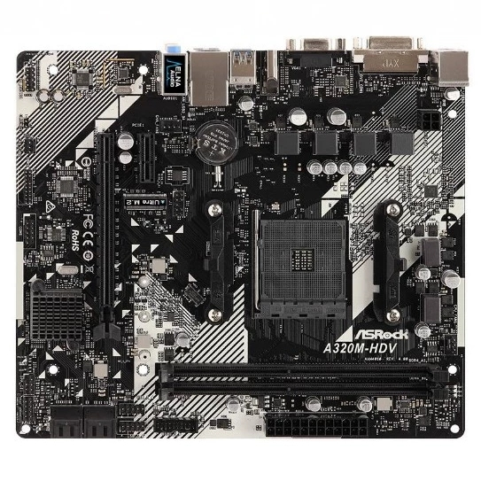A320 เมนบอร์ด A320M HDV R4.0 ซ็อกเก็ต AM4 DDR4 32GB M.2 PCI-E 3.0 รองรับ R3 R5 R7 R9 AMD cpu USB3.1 