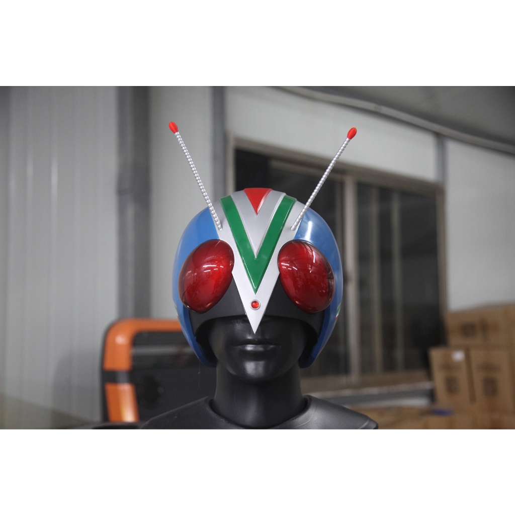 Kamen Rider Man หมวกกันน็อคสําเร็จรูปสีสันสดใสสามารถสวมใส่คอสเพลย์